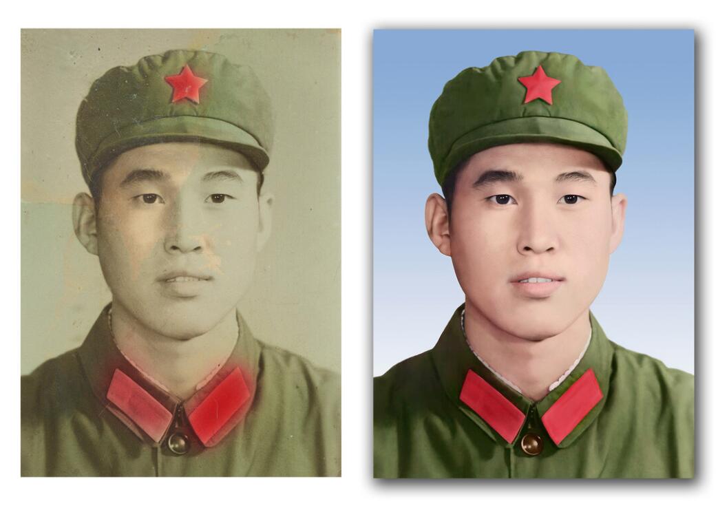 东方华侨农场破损照片修复-18